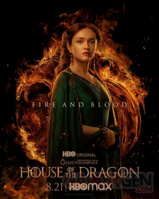 House of the Dragon 05 05 2022 poster affiche personnage Alicent Hightower