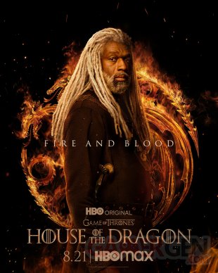House of the Dragon 05 05 2022 poster affiche personnage Corlys Velaryon