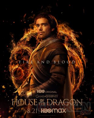 House of the Dragon 05 05 2022 poster affiche personnage Criston Cole