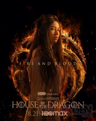 House of the Dragon 05 05 2022 poster affiche personnage Mysaria