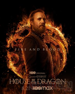 House of the Dragon 05 05 2022 poster affiche personnage Otto Hightower