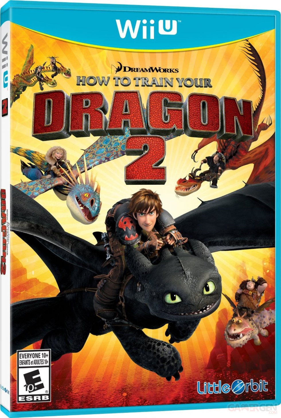 how to train your dragon 2 cover boxart jaquette us wiiu