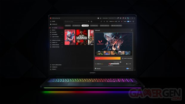 HP MAX OMEN AI Popup