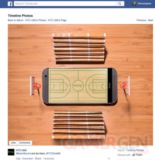 HTC One M9 Facebook post 1