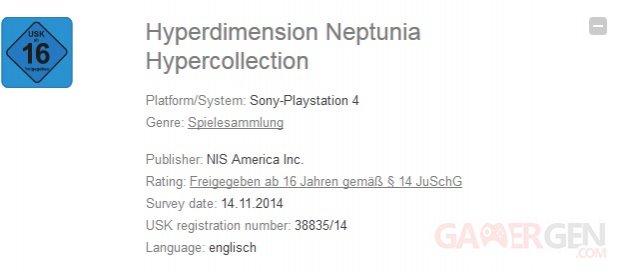Hyperdimension Neptunia Hypercollection