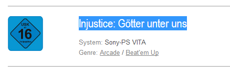 injustice gods among us psvita usk classification