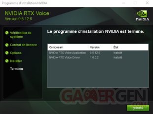 Installation Nvidia RTX Voice OKi