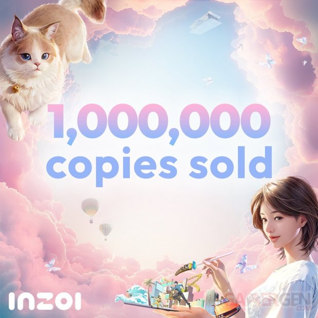 inZOI 1 million ventes