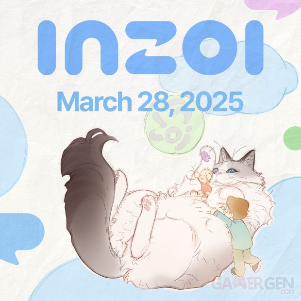 inZOI Date de sortie mars 2025