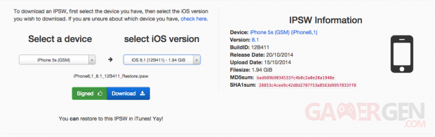 iOS 8 1 ipswme2