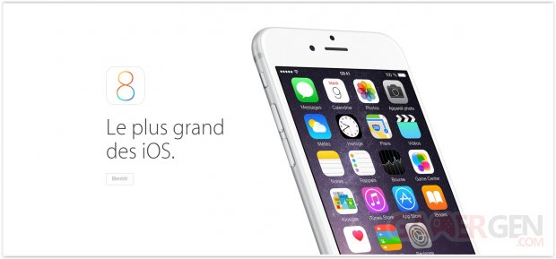 iOS8 large apple