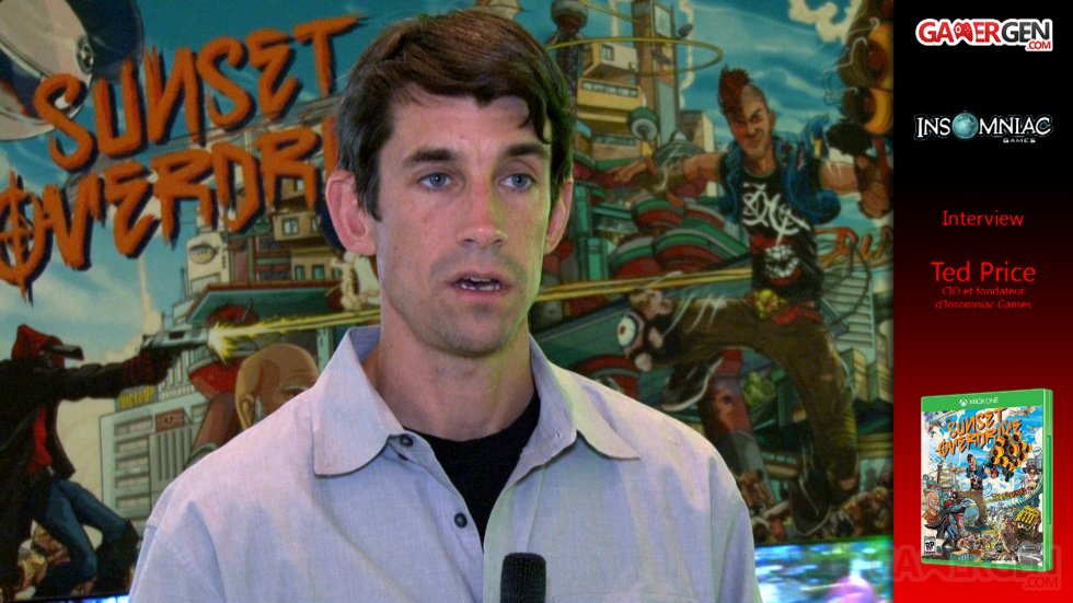 ITW Sunset Overdrive Ted Price Insomniac Games