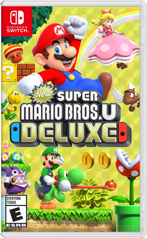 jaquette New Super Mario Bros. U Deluxe