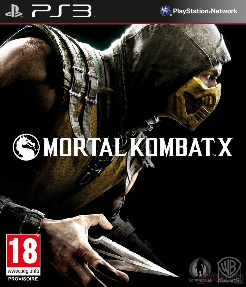 Jaquette PS3 Mortal Kombat X