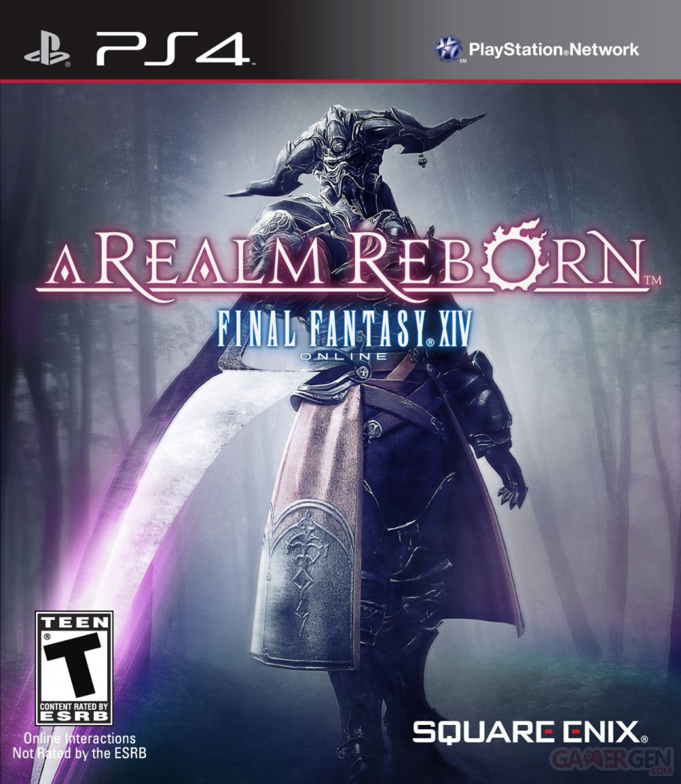 Jaquette PS4 Final Fantasy XIV A Realm Reborn