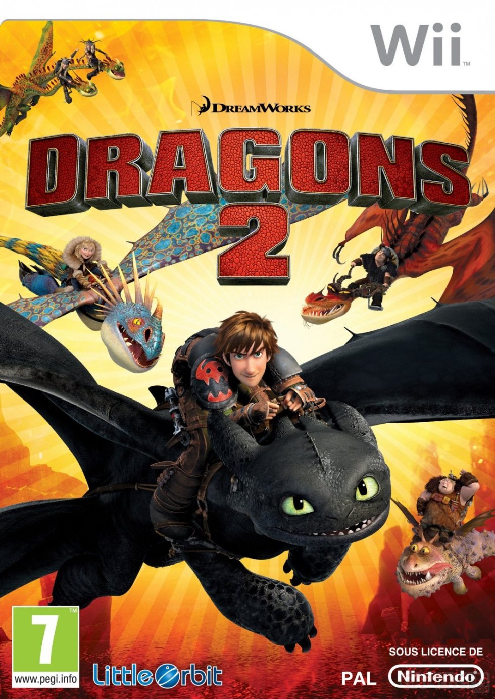 Jaquette Wii Dragons 2