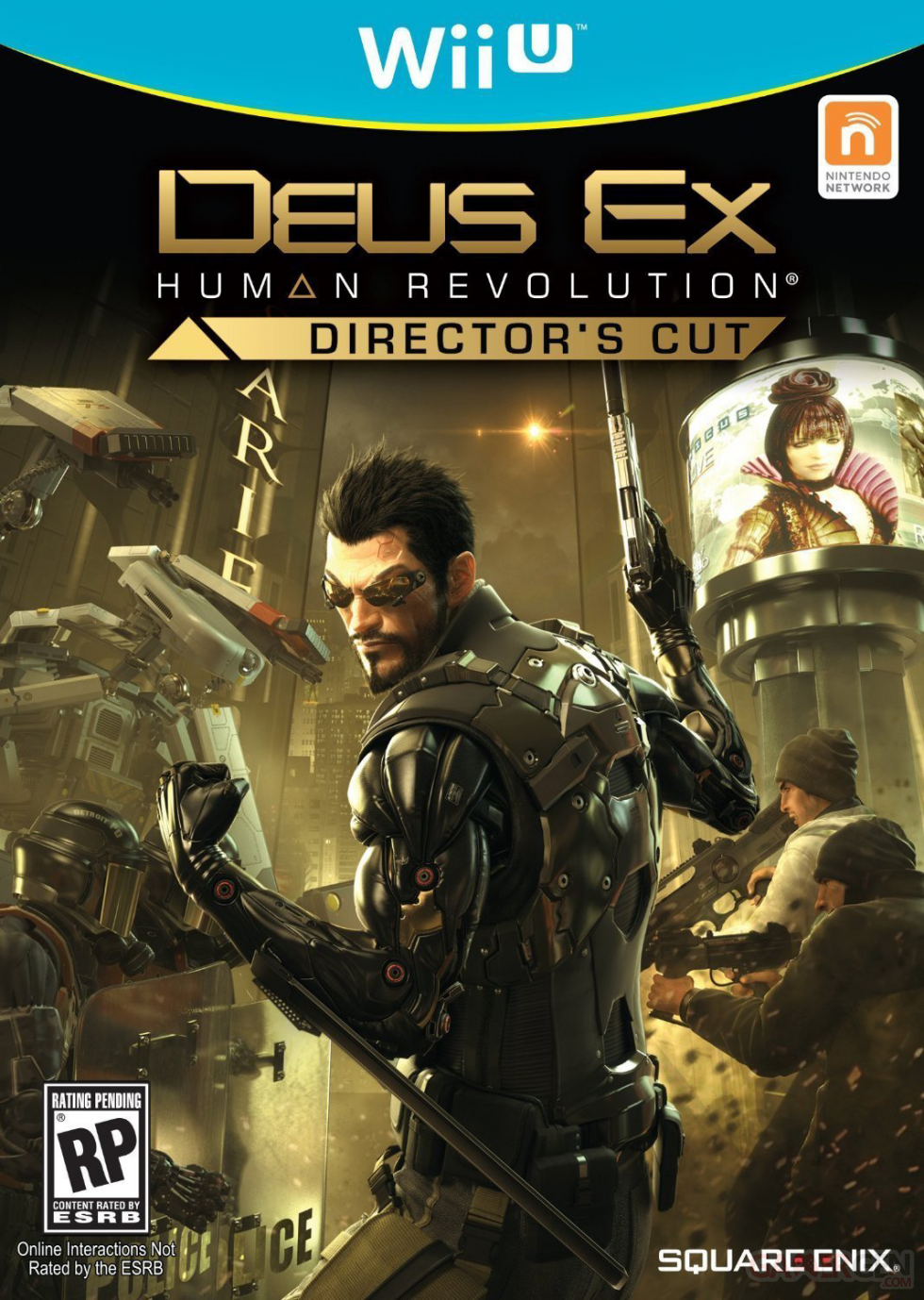 Jaquette Wii U Deus Ex Human Revolution Director\'s Cut