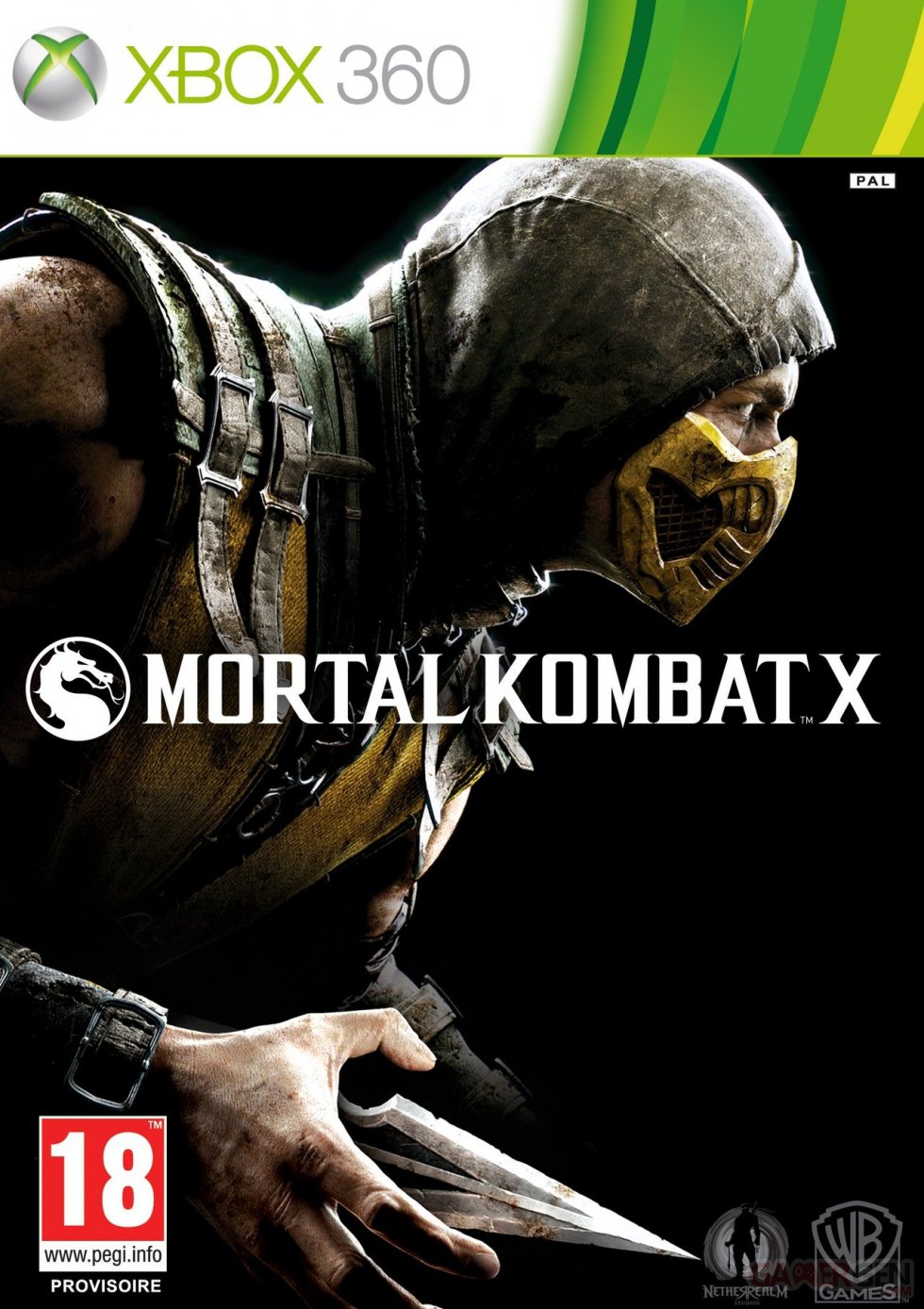 Jaquette Xbox 360 Mortal Kombat X