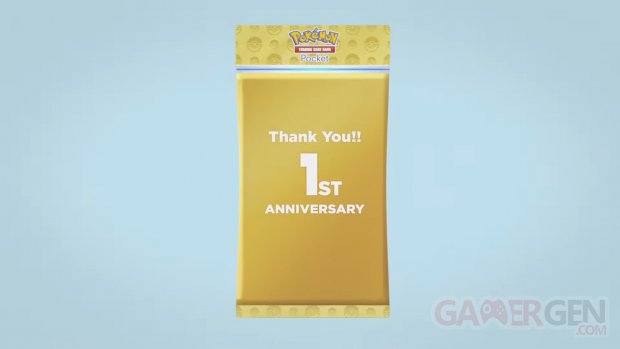 JCC Pokémon Pocket teasing booster 1er anniversaire 30 10 2025