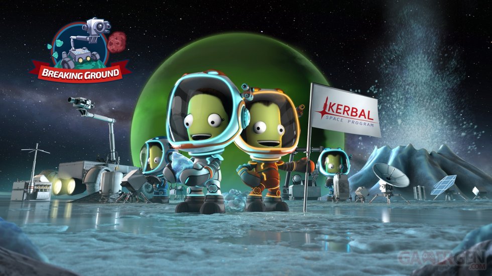 Kerbal Space Program Breaking Ground Expansion Key Art