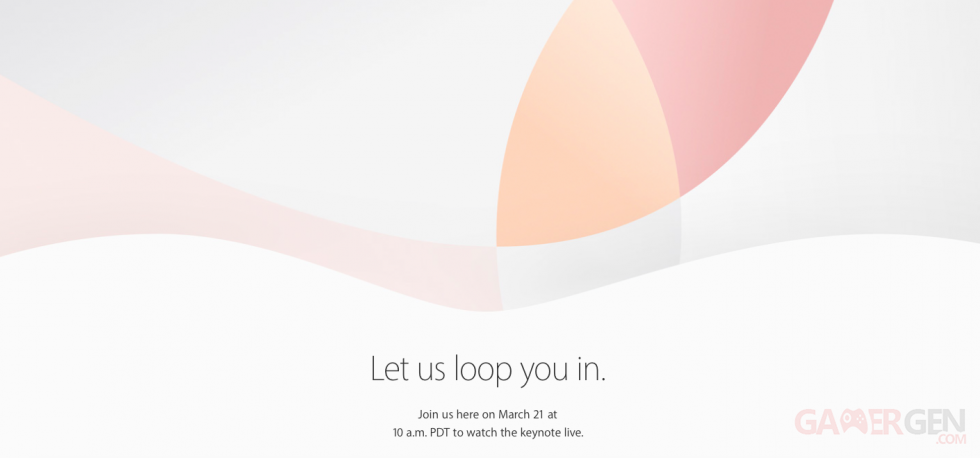 Keynote Apple 21 mars