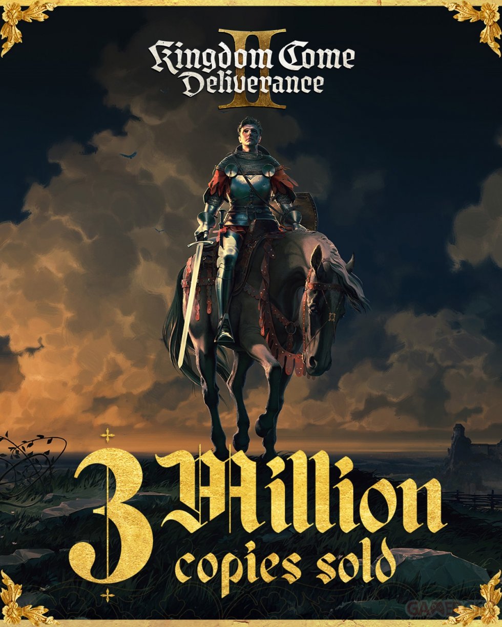 Kingdom Come Deliverance II 3 millions ventes