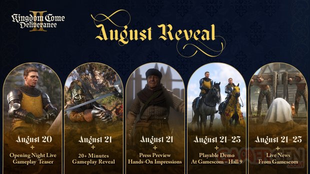 Kingdom Come Deliverance II gamescom 2024 dates