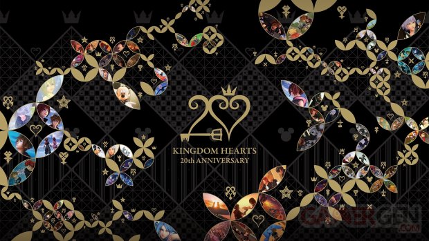 Kingdom Hearts 20th Anniversary Event logo