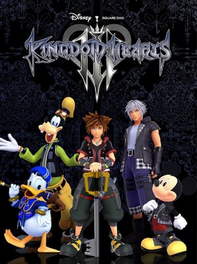 Kingdom Hearts III PC Jaquette Cover Front