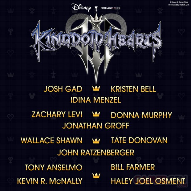 Kingdom Hearts III voice actors