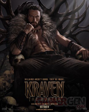 Kraven the hunter poster 20 06 2023