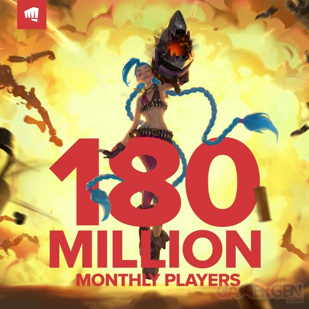 League of Legends Riot Games 180 millions Octobre 2021