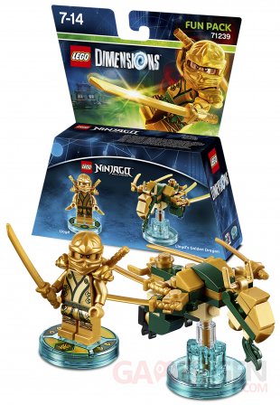 LEGO Dimensions 20 05 2015 ExpansionPack Intl GoldNinja Pack Héros