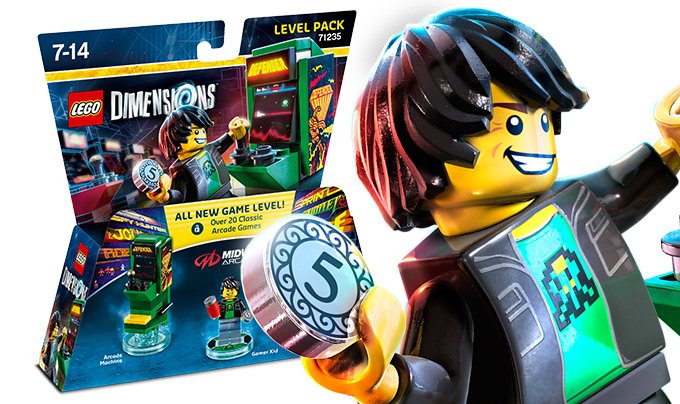 LEGO Dimensions Level Pack Arcade Midway
