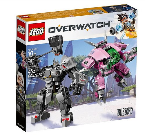 LEGO Overwatch D.Va & Reinhardt (1)