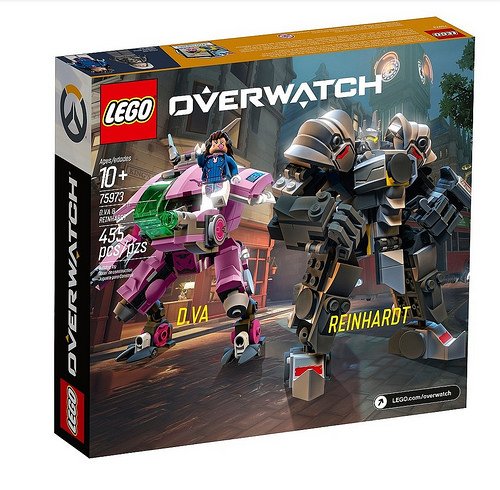 LEGO Overwatch D.Va & Reinhardt (2)