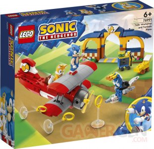 LEGO Sonic the Hedgehog Tails Workshop Tornado plane 76991 01 19 04 2023