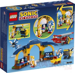 LEGO Sonic the Hedgehog Tails Workshop Tornado plane 76991 02 19 04 2023