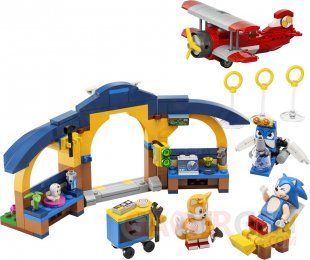 LEGO Sonic the Hedgehog Tails Workshop Tornado plane 76991 03 19 04 2023