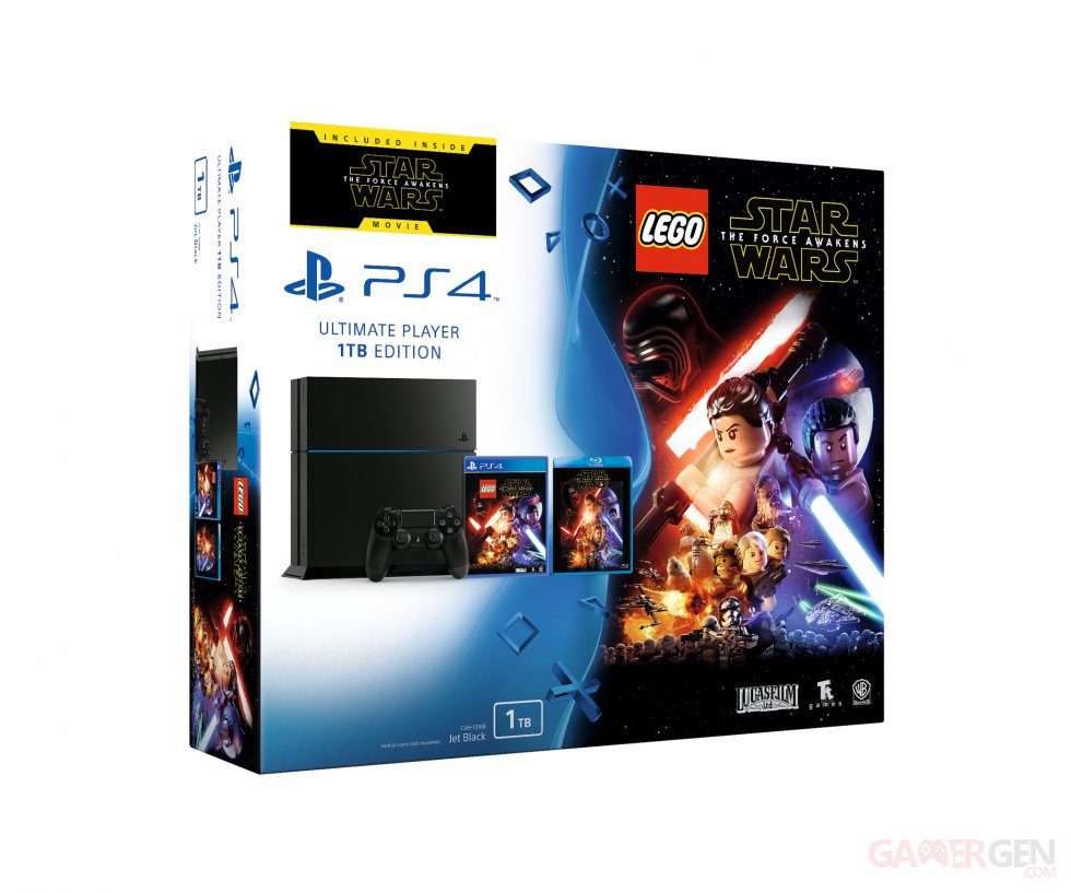 LEGO Star Wars le Réveil de la Force Pack Bundle PS4 Blu-Ray Film