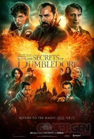 Les Animaux Fantastiques Les Secrets de Dumbledore affiche 28 02 2022