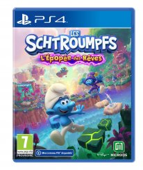 Les Schtroumpfs Épopée des Rêves jaquette PS4 29 04 2024