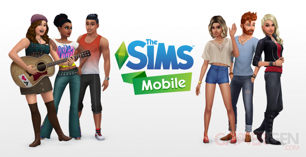 Les Sims Mobile header