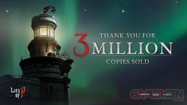 Lies of P 3 millions ventes