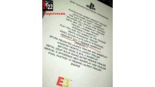 Liste fuite Sony PlayStation conference e3 2018 image