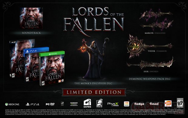 Lords of the Fallen 24 07 2014 édition limitée