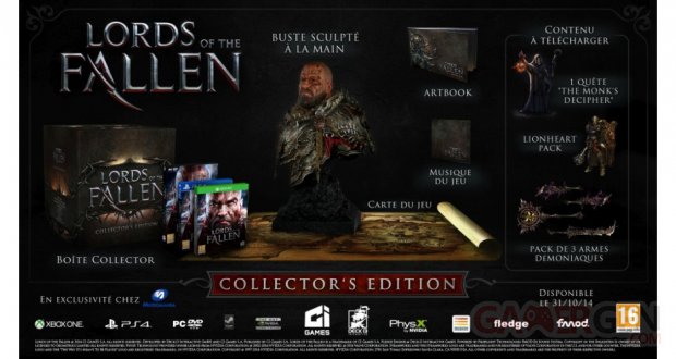 lords of the fallen collector micromania exclusif