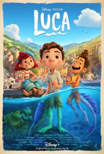 Luca Disney 2021 poster affiche