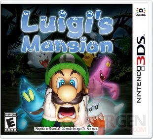 Luigi's Mansion jaquette US image