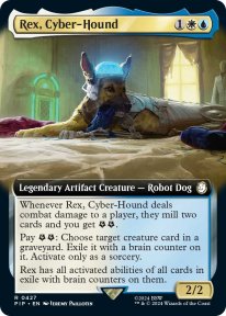 Magic the Gathering Fallout 0427 Rex Cyber Hound Extended